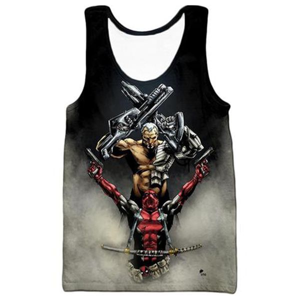 youthup 2019 men' tank summer casual men tees 3d deadpool printed sleeveless fitness bodybuilding male vest, White;black
youthup 2019 men' tank summer casual men tees 3d deadpool printed sleeveless fitness bodybuilding male vest, White;black