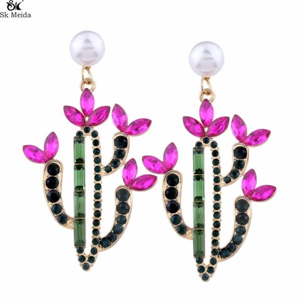 stud personality cactus shape plant earrings girls vintage sweet temperament pearl metal resin for women c-68, Golden;silver
stud personality cactus shape plant earrings girls vintage sweet temperament pearl metal resin for women c-68, Golden;silver