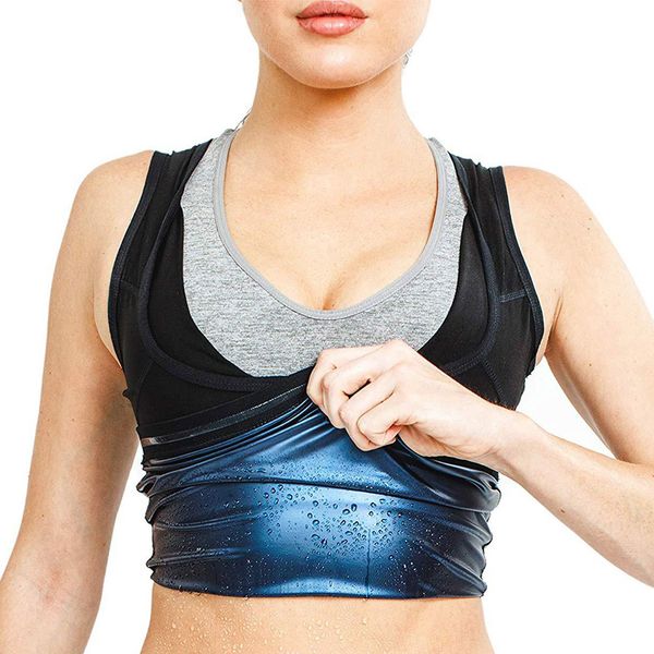 women men advanced body weight loss sauna vest breathable quick-drying slimming jt-889, Black;blue
women men advanced body weight loss sauna vest breathable quick-drying slimming jt-889, Black;blue