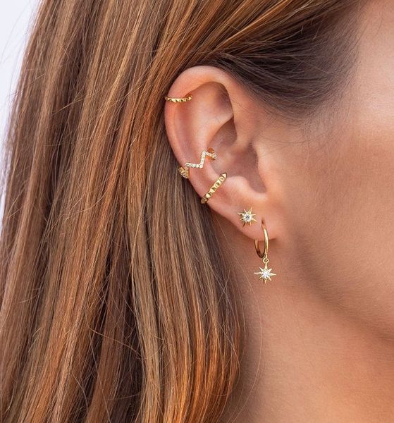 star charm earrings north star hoop earrings gold huggie hoops cz gold hoop, Golden;silver
star charm earrings north star hoop earrings gold huggie hoops cz gold hoop, Golden;silver