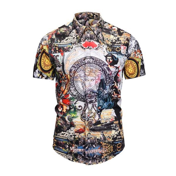 summer 2019 hip-hop street shirt, designer skull print shirt, shirt casual short sleeve, White;black
summer 2019 hip-hop street shirt, designer skull print shirt, shirt casual short sleeve, White;black