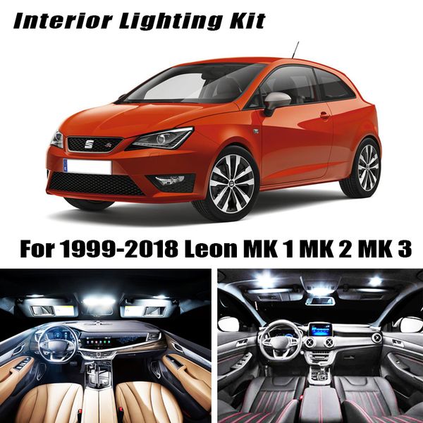 pure white canbus led bulb interior map indoor dome light kit for seat for 1999-2018 leon 1 2 3 1m 1m1 1p 1p1 5f 5f8
pure white canbus led bulb interior map indoor dome light kit for seat for 1999-2018 leon 1 2 3 1m 1m1 1p 1p1 5f 5f8
