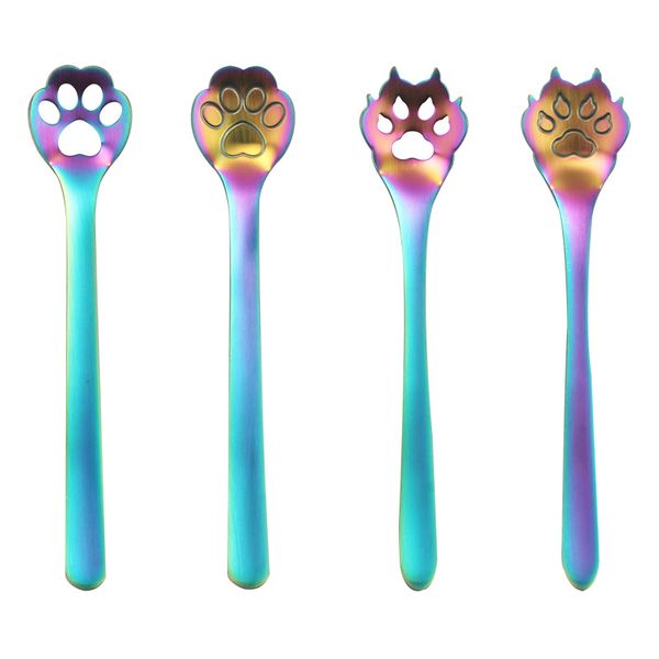 1pc нержавеющей стали креативный золотой dog cat paw лапка hollow ложка ложка перемешивают чай кофе десерт ложки симпатичные инструменты кух
1pc нержавеющей стали креативный золотой dog cat paw лапка hollow ложка ложка перемешивают чай кофе десерт ложки симпатичные инструменты кух