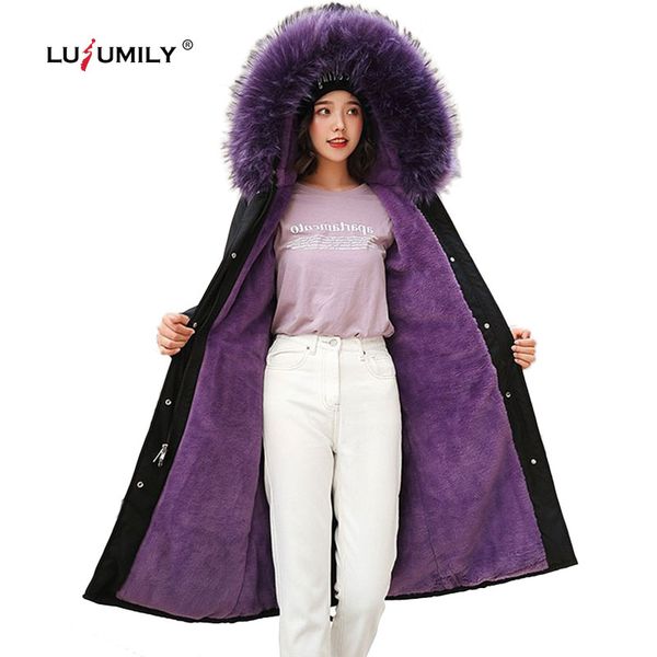 lusumily plus size 3xl winter jacket for women hooded big fur collar super warm parkas mujer femme black long korea snow coats
lusumily plus size 3xl winter jacket for women hooded big fur collar super warm parkas mujer femme black long korea snow coats