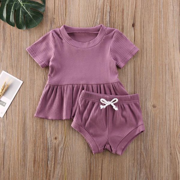 2020 summer baby 2pcs outfits baby girls clothes ribbed cotton solid outfits dress +shorts bottoms infant set, White
2020 summer baby 2pcs outfits baby girls clothes ribbed cotton solid outfits dress +shorts bottoms infant set, White