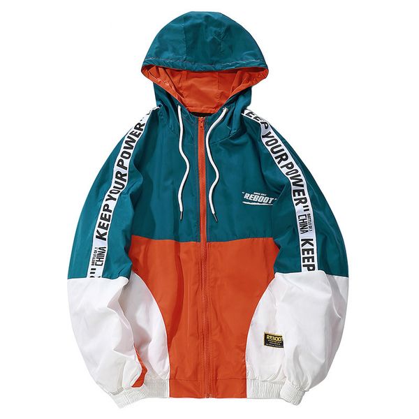 hip hop mens hooded windbreaker jacket autumn 2020 casual vintage color block loose track hoodie jacket coats streetwear hiphop, Black;brown
hip hop mens hooded windbreaker jacket autumn 2020 casual vintage color block loose track hoodie jacket coats streetwear hiphop, Black;brown