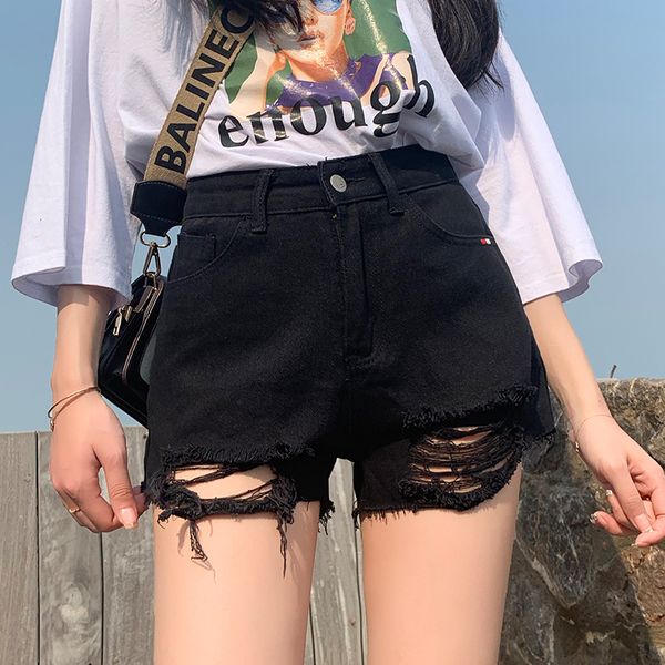 jibaiyi korean high waist hole denim shorts women summer loose wide leg short pants student fashion ripped bodycon jeans shorts, Blue
jibaiyi korean high waist hole denim shorts women summer loose wide leg short pants student fashion ripped bodycon jeans shorts, Blue