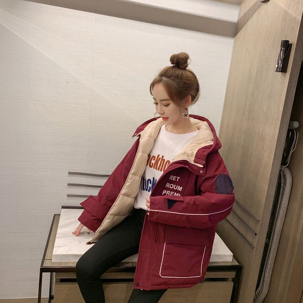 tool down cotton women's winter 2019 new casual coat cotton jacket korean version loose popular style coat jackets women, Black
tool down cotton women's winter 2019 new casual coat cotton jacket korean version loose popular style coat jackets women, Black