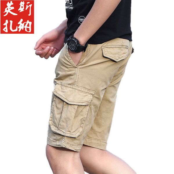 icczana brand cargo shorts mens streetwear jogger pants mul pocket mens shorts army khaki casual for man travel camping, White;black
icczana brand cargo shorts mens streetwear jogger pants mul pocket mens shorts army khaki casual for man travel camping, White;black