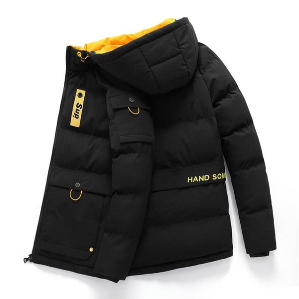 winter men's casual cotton jacket warm coat thick coat large size men's fashion hooded, Black
winter men's casual cotton jacket warm coat thick coat large size men's fashion hooded, Black