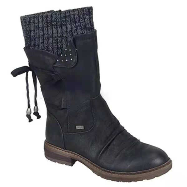 plus size 43 women boots thick bottom snow boots female 2019 autumn winter new thick heel lace up casual wool mouth short, Black
plus size 43 women boots thick bottom snow boots female 2019 autumn winter new thick heel lace up casual wool mouth short, Black