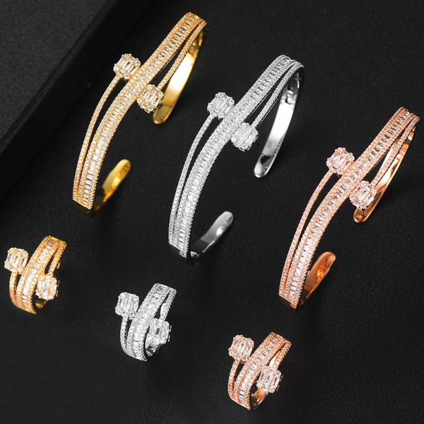 missvikki original design bohemia fine cute 2 pcs open bangle ring jewelry set for women bridal wedding daily party jewelry set, Silver
missvikki original design bohemia fine cute 2 pcs open bangle ring jewelry set for women bridal wedding daily party jewelry set, Silver