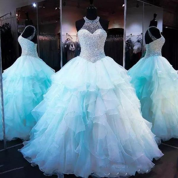 2020 Ice Blue оборками из органзы бальное платье платья Quinceanera Роскошные бусы жемчуг лиф Узелок 16 Сладкий Пром платья
2020 Ice Blue оборками из органзы бальное платье платья Quinceanera Роскошные бусы жемчуг лиф Узелок 16 Сладкий Пром платья