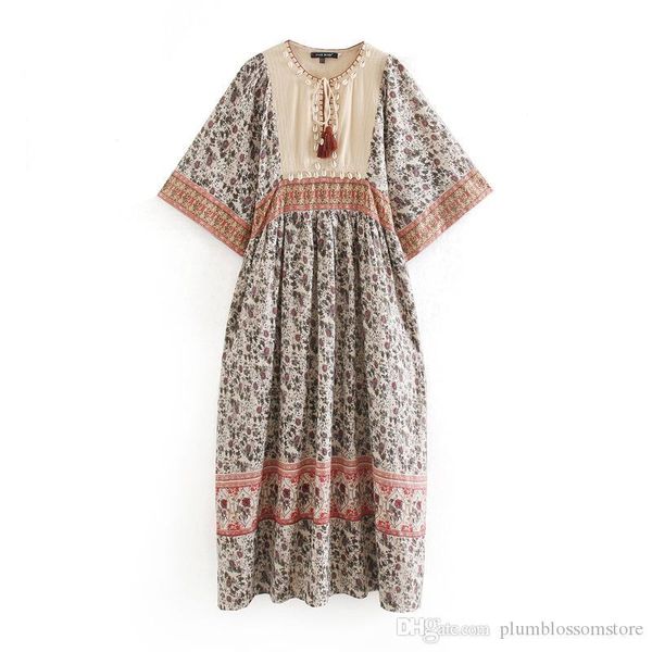women summer dresses 2020 fashion floral print bohemian beach dress shell panelled drawstring flare sleeve high waist casual long dress, Black;gray
women summer dresses 2020 fashion floral print bohemian beach dress shell panelled drawstring flare sleeve high waist casual long dress, Black;gray