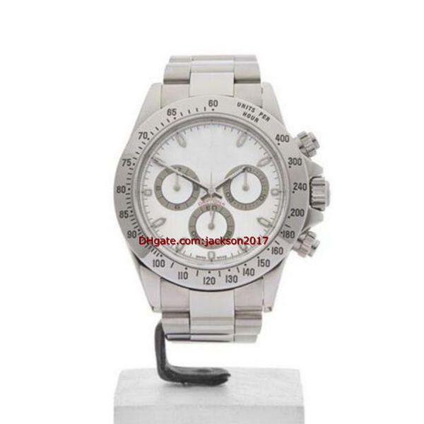 christmas gift wristwatches mens watch white dial stainless steel watch 116520 40mm, Slivery;brown
christmas gift wristwatches mens watch white dial stainless steel watch 116520 40mm, Slivery;brown