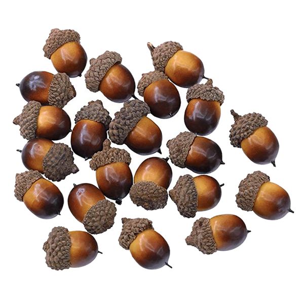 50 pcs artificial simulation small acorn, decoration fake fruit, home house kitchen decor,holiday decoration, halloween, au
50 pcs artificial simulation small acorn, decoration fake fruit, home house kitchen decor,holiday decoration, halloween, au