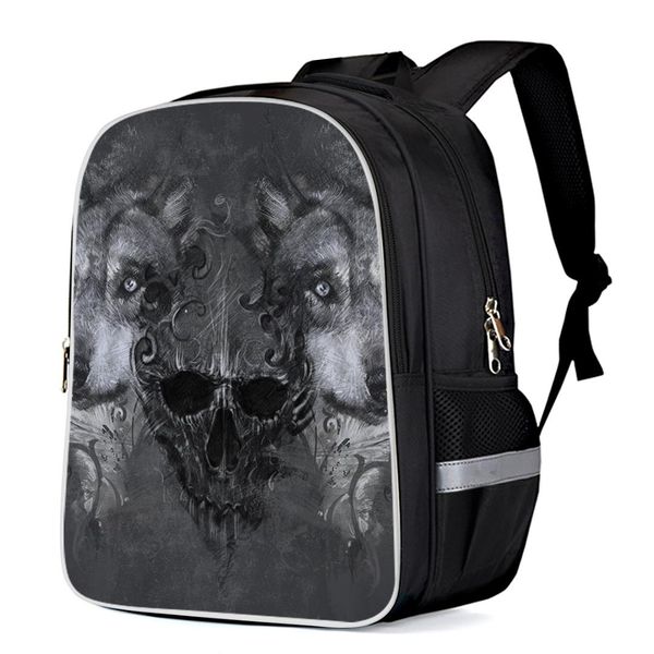 wolf skull wild animal backpacks school bag child book bag sports bags bottle side pockets school student silver edge
wolf skull wild animal backpacks school bag child book bag sports bags bottle side pockets school student silver edge