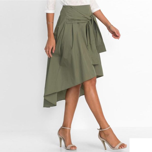 women summer style 2019 high waist skirt women's mid-calf lenth a-line high low skirt vintage skirts asymmetric yellow midi saia, Black
women summer style 2019 high waist skirt women's mid-calf lenth a-line high low skirt vintage skirts asymmetric yellow midi saia, Black