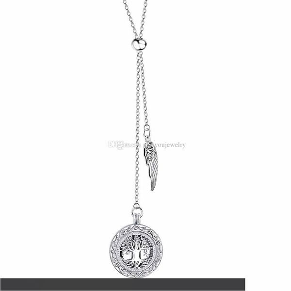tree of life cremation keepsake urns stainless steel angel wings ashes pendant necklace memorial jewelry, Silver
tree of life cremation keepsake urns stainless steel angel wings ashes pendant necklace memorial jewelry, Silver