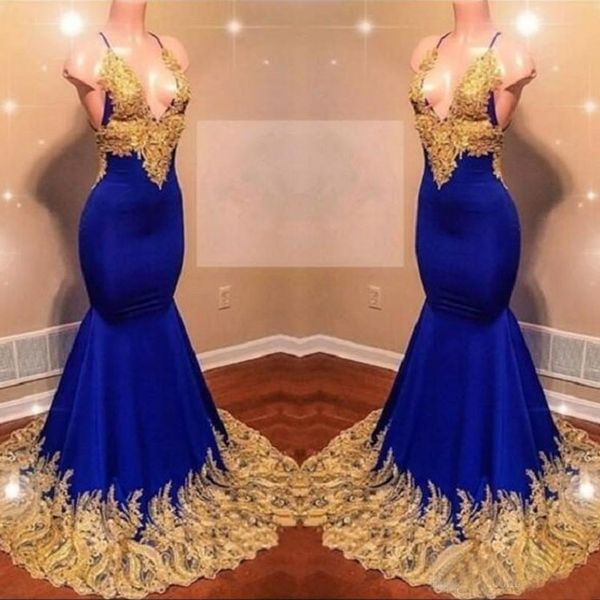 elegant prom formal dresses african long deep v neck gold lace appliques royal blue cocktail party dress backless evening gowns, Black
elegant prom formal dresses african long deep v neck gold lace appliques royal blue cocktail party dress backless evening gowns, Black