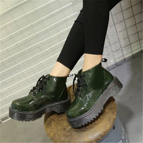 spring autumn casual women ankle boots leather laec-up flats heel platform female motorcycle shoes ankle tenis feminino eu 35-40, Black
spring autumn casual women ankle boots leather laec-up flats heel platform female motorcycle shoes ankle tenis feminino eu 35-40, Black