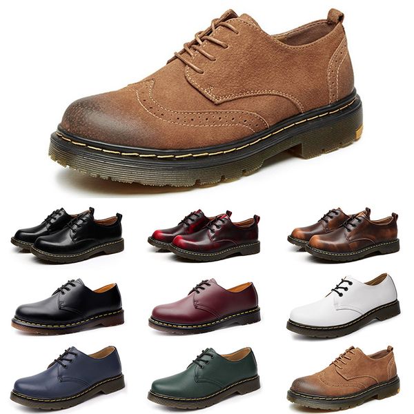 2020 designer casual shoes men leather black white blue brown business fashion platform flat party mens trainers sneaker size 38-45 color20
2020 designer casual shoes men leather black white blue brown business fashion platform flat party mens trainers sneaker size 38-45 color20
