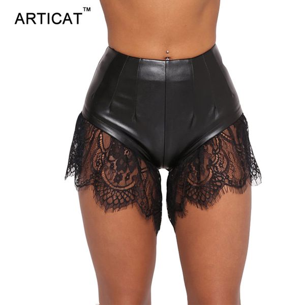 articat sexy lace patchwork pu leather shorts women autumn vintage high waist skinny shorts feminino nigh club short pants femm, White;black
articat sexy lace patchwork pu leather shorts women autumn vintage high waist skinny shorts feminino nigh club short pants femm, White;black