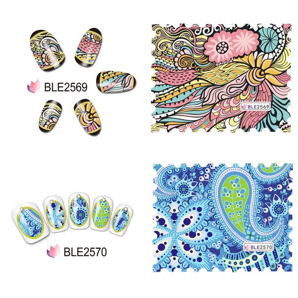44pcs mandala water nail decals art stickers transfer wraps stickers diy nail decor supplies ey669, Black
44pcs mandala water nail decals art stickers transfer wraps stickers diy nail decor supplies ey669, Black