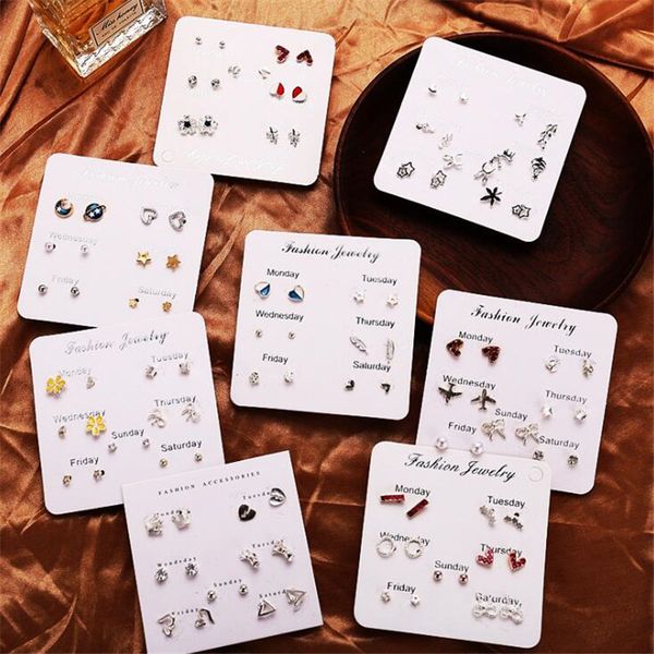 diezi different style korean cute heart bowknot star pearl stud earrings set for women girls 2019 new brincos earring jewelry, Golden;silver
diezi different style korean cute heart bowknot star pearl stud earrings set for women girls 2019 new brincos earring jewelry, Golden;silver