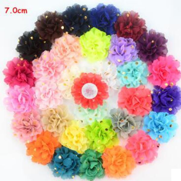 24pcs gold point print chiffon puffy flowers diy hair flower for hari accessory flowers without clips, Slivery;white
24pcs gold point print chiffon puffy flowers diy hair flower for hari accessory flowers without clips, Slivery;white