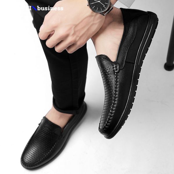 shoes men italian casual men loafers genuine leather hollow breathable moccasins breathable slip on boat shoes, Black
shoes men italian casual men loafers genuine leather hollow breathable moccasins breathable slip on boat shoes, Black