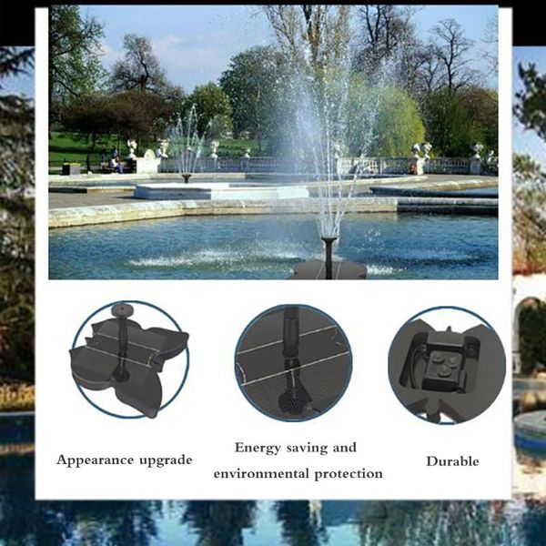wudun pool & accessories 7v solar waterfall sprayer watering kit fountain with 4 different blowing heads for pond garden park
wudun pool & accessories 7v solar waterfall sprayer watering kit fountain with 4 different blowing heads for pond garden park