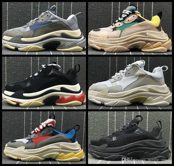 mens triple-s sneakers 17fw running shoes trainers men womens sports zapatillas boys sneakers triple s casual designer dad chaussures, Black
mens triple-s sneakers 17fw running shoes trainers men womens sports zapatillas boys sneakers triple s casual designer dad chaussures, Black