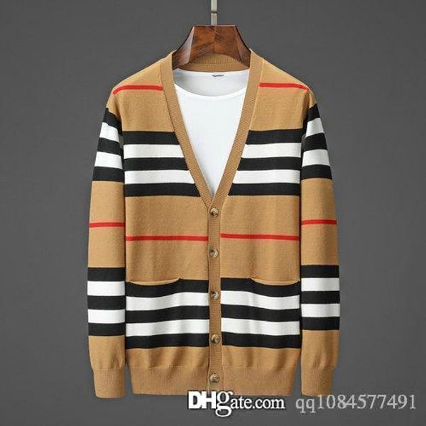 mens designer sweaters women men's sweater casual thin brand striped sweater long-sleeved pullover pocket v-neck shirt clothing, Black;brown
mens designer sweaters women men's sweater casual thin brand striped sweater long-sleeved pullover pocket v-neck shirt clothing, Black;brown