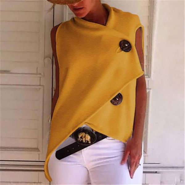 новые нерегулярная кнопка конструктора женщины tshirts мода с коротким рукавом свободных женщины топов летом способом повелительниц тройники, White
новые нерегулярная кнопка конструктора женщины tshirts мода с коротким рукавом свободных женщины топов летом способом повелительниц тройники, White