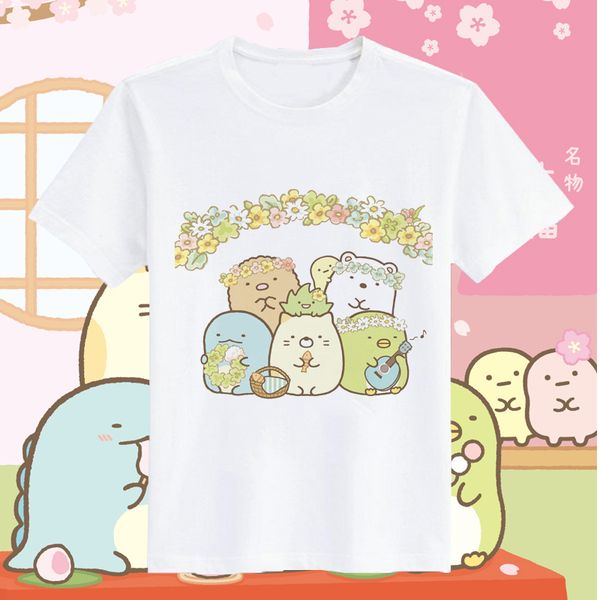 women's t-shirt 2021 anime sumikko gurashi cotton t shirt women student cartoon shirts o neck short sleeve t-shirts summer clothes tees, White
women's t-shirt 2021 anime sumikko gurashi cotton t shirt women student cartoon shirts o neck short sleeve t-shirts summer clothes tees, White