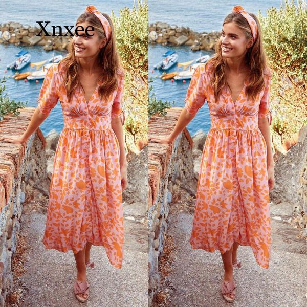 orange long dress boho beach women casual boho floral print half sleeve dresses evening party beach summer dresses floral print, Black;gray
orange long dress boho beach women casual boho floral print half sleeve dresses evening party beach summer dresses floral print, Black;gray