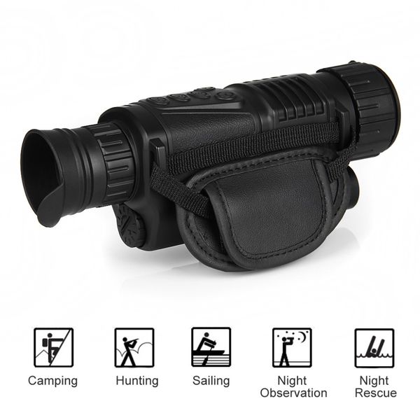 5mp 5x40 digital night vision monocular 200m range take ps video 1.44" tft lcd ir infrared scope 4gb sd card+one battery
5mp 5x40 digital night vision monocular 200m range take ps video 1.44" tft lcd ir infrared scope 4gb sd card+one battery