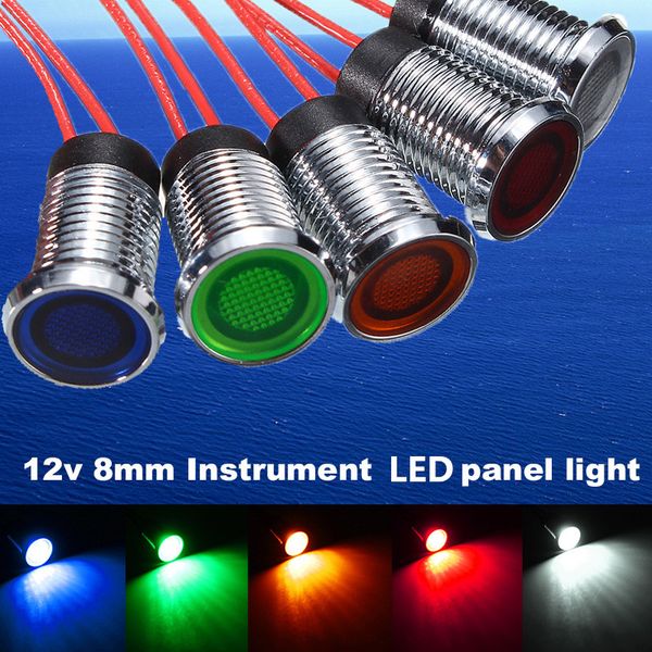 8mm led auto car vehicle dash panel for pilot indicator instrument light signal lamp red blue green white yellow 12v car styling
8mm led auto car vehicle dash panel for pilot indicator instrument light signal lamp red blue green white yellow 12v car styling