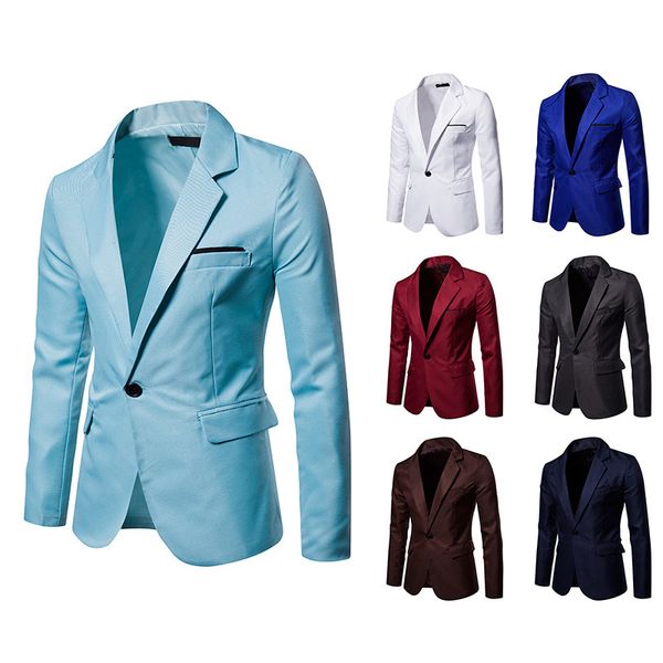 autumn and winter new pattern cross-border foreign trade man pure color leisure time euro code suit multicolor long sleeves suit, White;black
autumn and winter new pattern cross-border foreign trade man pure color leisure time euro code suit multicolor long sleeves suit, White;black