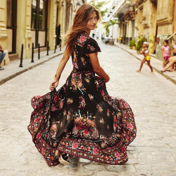 women summer bohemian long dress flower print v neck boho vintage tassel sundress plus size 4xl 5xl beach maix boho dress, Black;gray
women summer bohemian long dress flower print v neck boho vintage tassel sundress plus size 4xl 5xl beach maix boho dress, Black;gray
