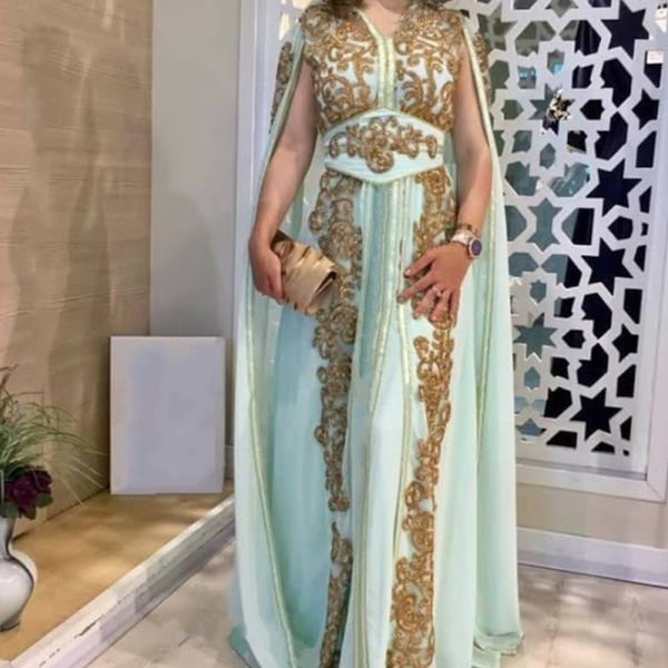2020 plus size long muslim arabic gold lace prom dresses with cape evening gowns formal party dress, Black
2020 plus size long muslim arabic gold lace prom dresses with cape evening gowns formal party dress, Black