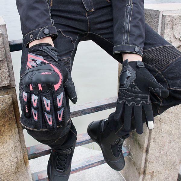 men cycling gloves full finger thin touch screen breathable mesh motorcycle riding glove accessories, Black
men cycling gloves full finger thin touch screen breathable mesh motorcycle riding glove accessories, Black