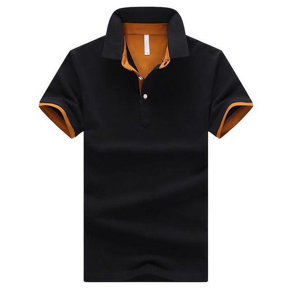 cotton solid mens polo shirts brand cotton short sleeve camisas polo summer stand collar male polo shirt polos trend, White;black
cotton solid mens polo shirts brand cotton short sleeve camisas polo summer stand collar male polo shirt polos trend, White;black