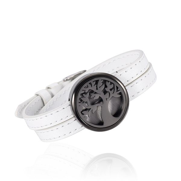 ijc008 stainless steel white leather strap gun dial aromatherapy bracelet essential oils diffuser perfume 2 pads bracelet, Silver
ijc008 stainless steel white leather strap gun dial aromatherapy bracelet essential oils diffuser perfume 2 pads bracelet, Silver