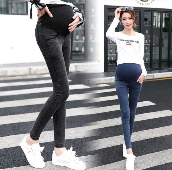 maternity pants for pregnant women washed skinny jeans pregnancy pants belly snowflake high elastic stretch denim trousers, White
maternity pants for pregnant women washed skinny jeans pregnancy pants belly snowflake high elastic stretch denim trousers, White