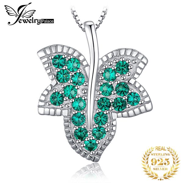 jpalace leaf simulated nano emerald pendant necklace 925 sterling silver gemstone choker statement necklace women without chain
jpalace leaf simulated nano emerald pendant necklace 925 sterling silver gemstone choker statement necklace women without chain