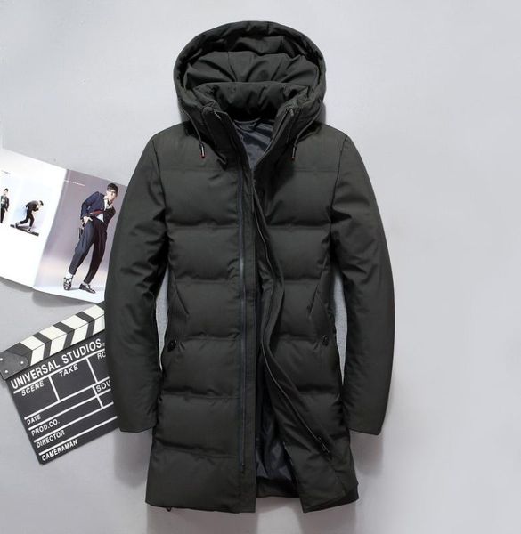 90% white duck down jackets men 2019 winter long parkas waterproof windproof hooded coat male thicken coats, Black
90% white duck down jackets men 2019 winter long parkas waterproof windproof hooded coat male thicken coats, Black