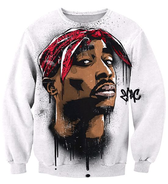 new arrival harajuku sweatshirt 3d print 2pac tupac/biggie smalls men women tu long sleeve outerwear crewneck pullovers, Black
new arrival harajuku sweatshirt 3d print 2pac tupac/biggie smalls men women tu long sleeve outerwear crewneck pullovers, Black
