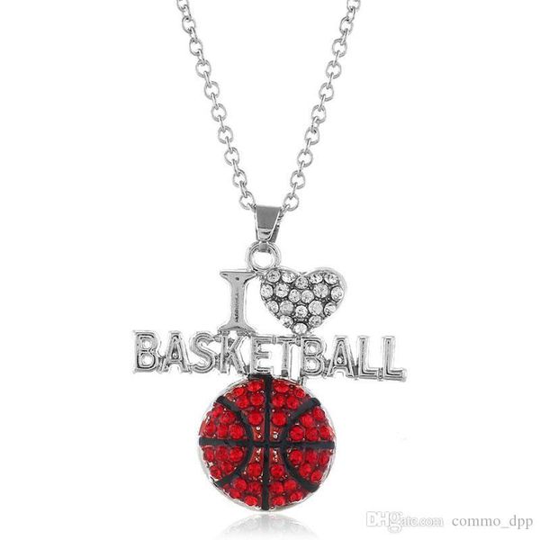 i love basketball sports necklaces for women crystal letter heart volleyball football pendant silver chains fashion jewelry gift
i love basketball sports necklaces for women crystal letter heart volleyball football pendant silver chains fashion jewelry gift